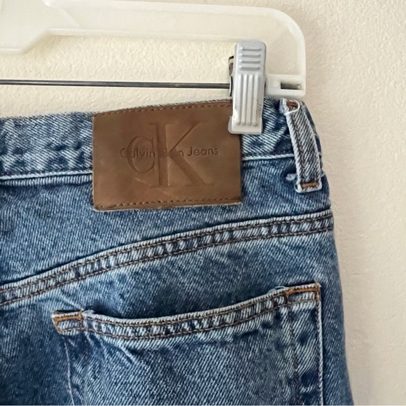 Vintage 90s Calvin Klein bootleg high‎ waisted mom jeans size 7 28x32 - Picture 7 of 9
